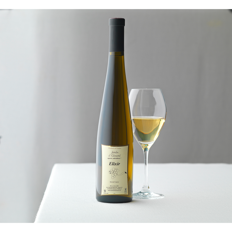 Elixir : notre vin blanc moelleux du pays nantais - Jardin d'Edouard