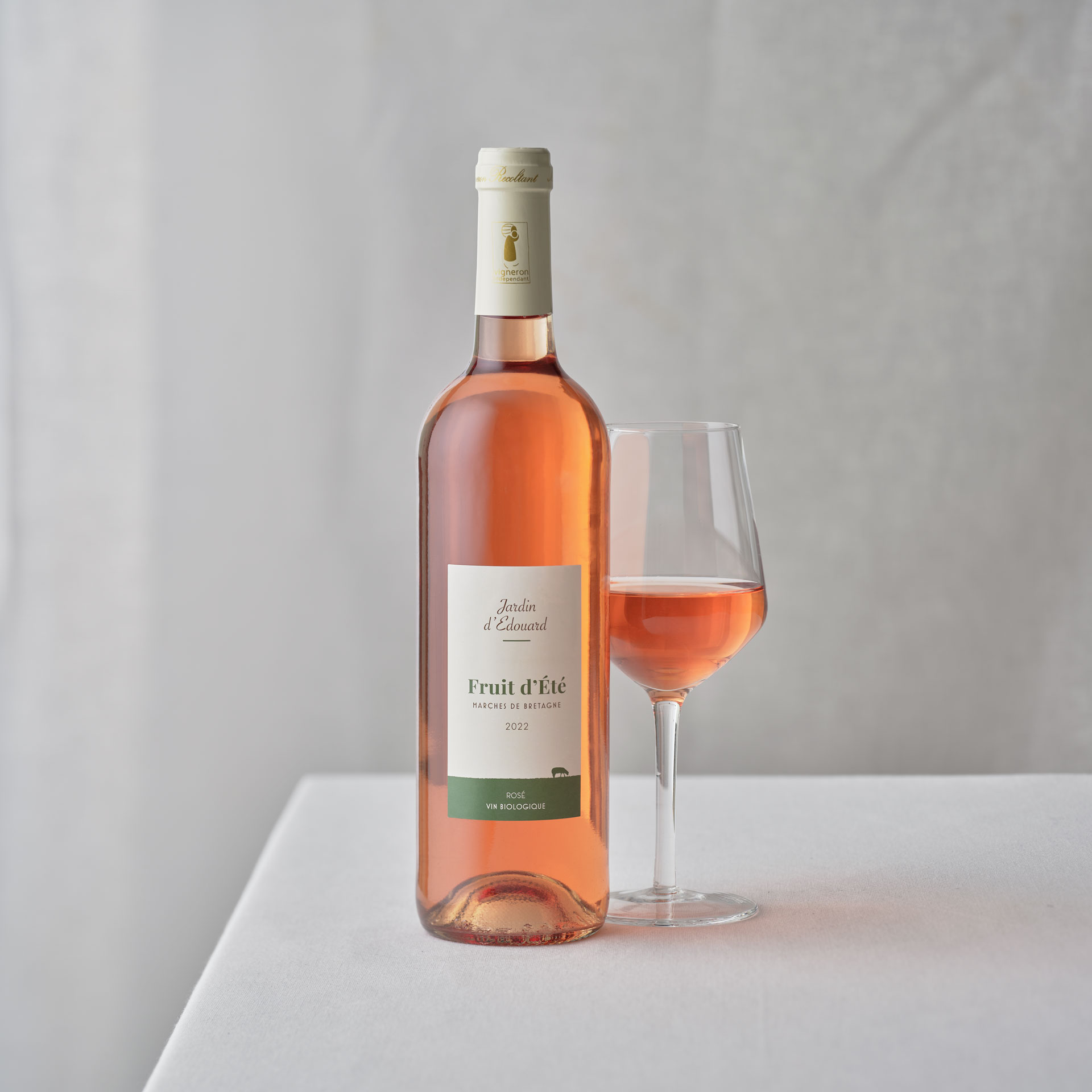 Vin rosé biologique de la région de Nantes : Fruit d'été